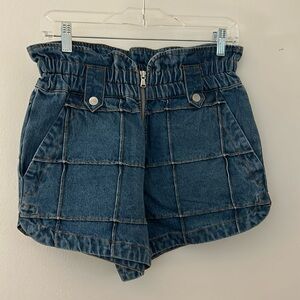 Sea New York Paperbag Denim Shorts Size 0 - run large